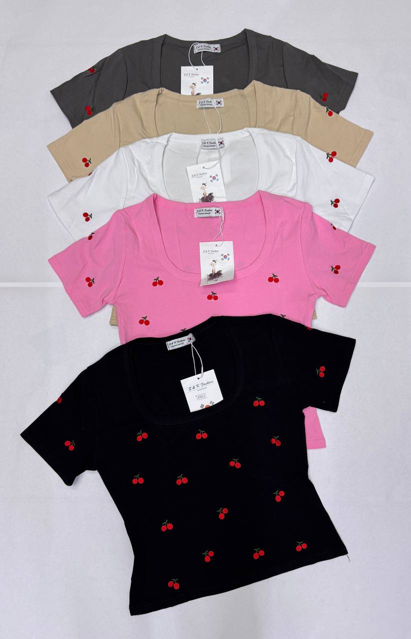 Blusa cherry 