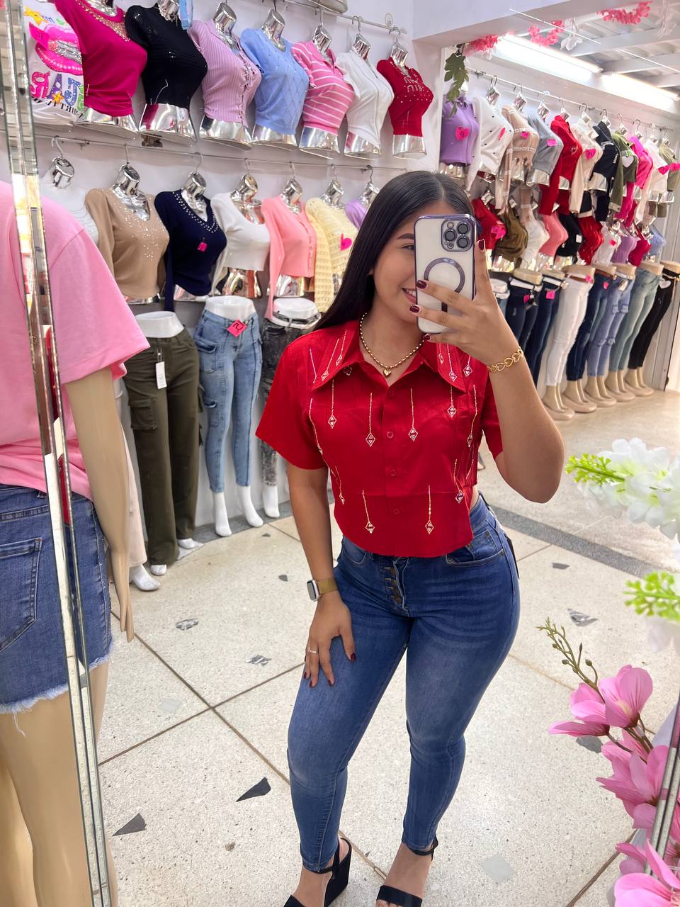 Camisas manga corta