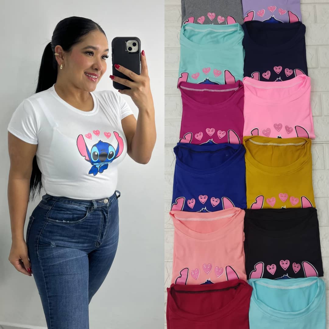 Blusas en piel durazno