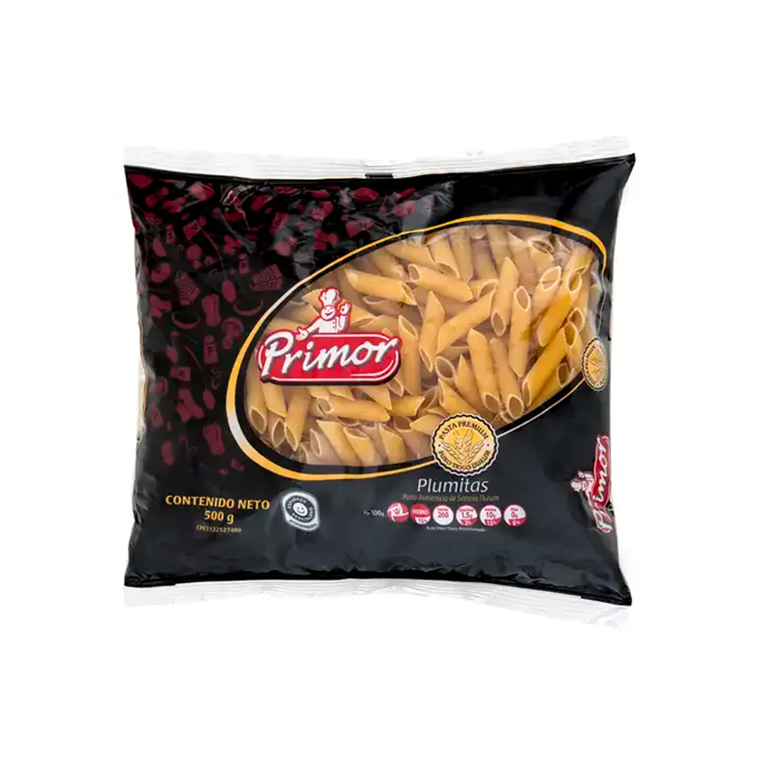 Pasta Primor Plumitas 500g