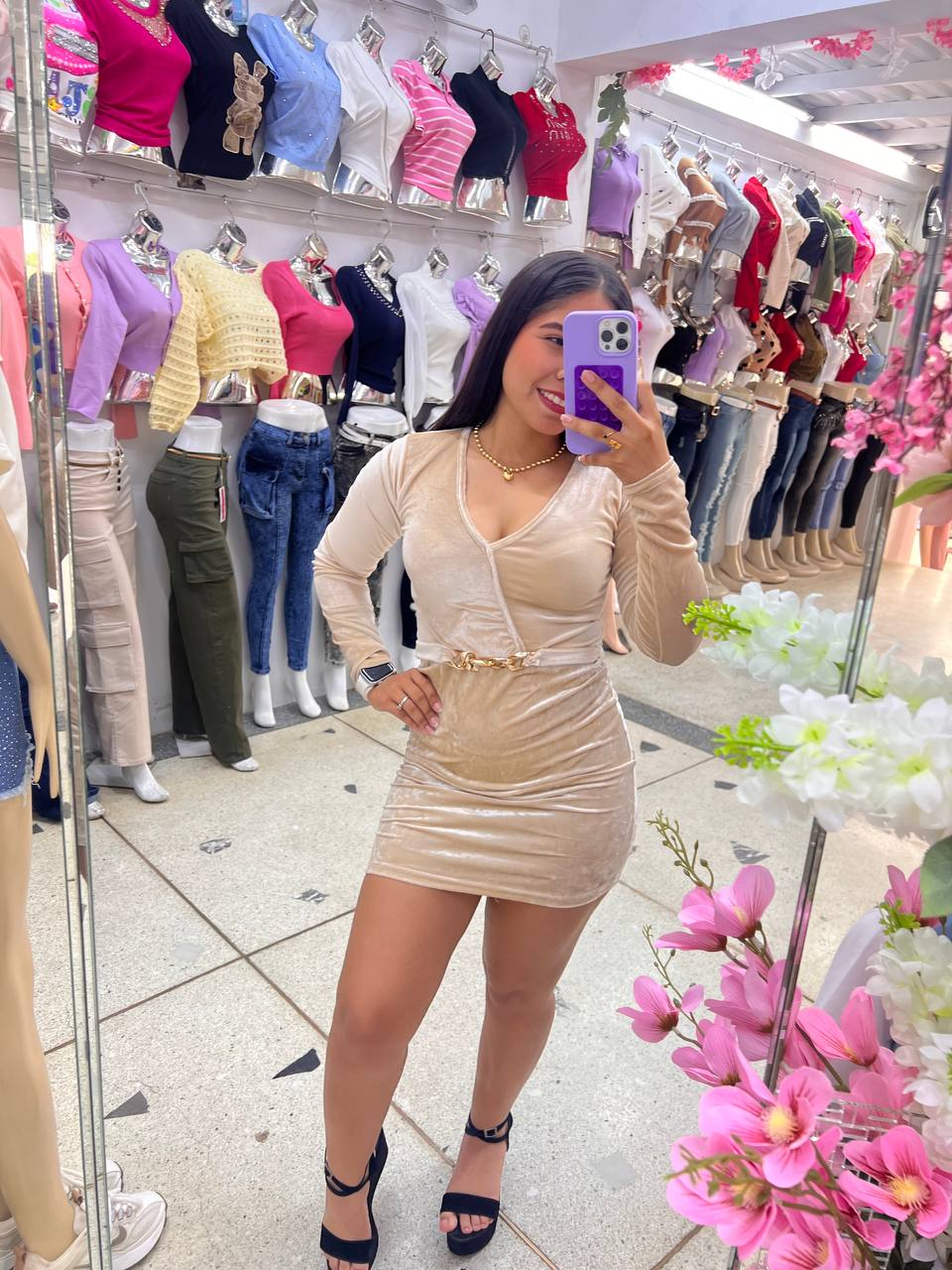 Vestido terciopelo