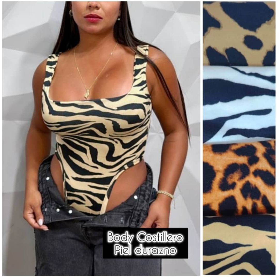Body costillero animal print