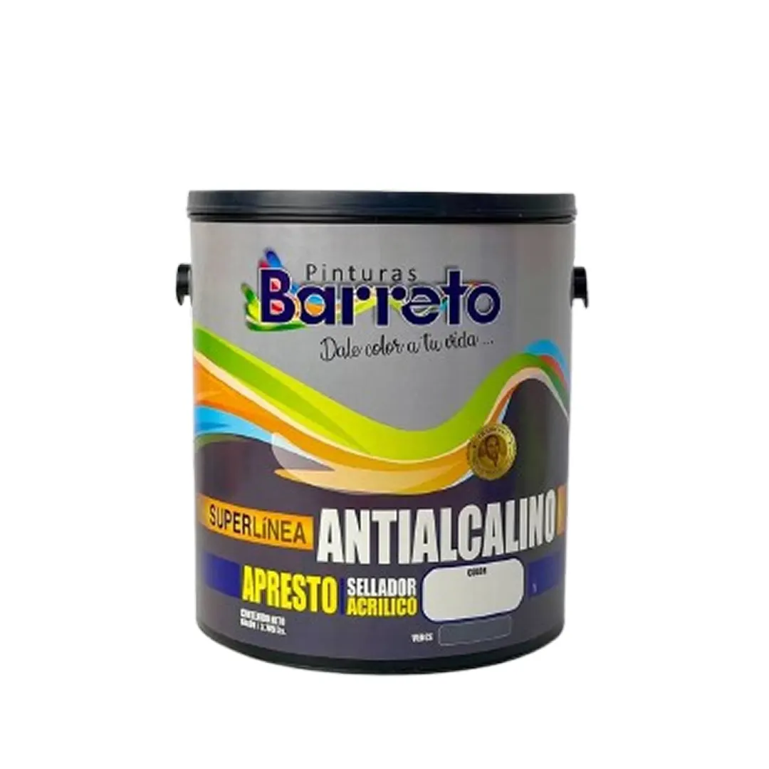 Sellador Acrílico Barreto cuñete de 4 galones