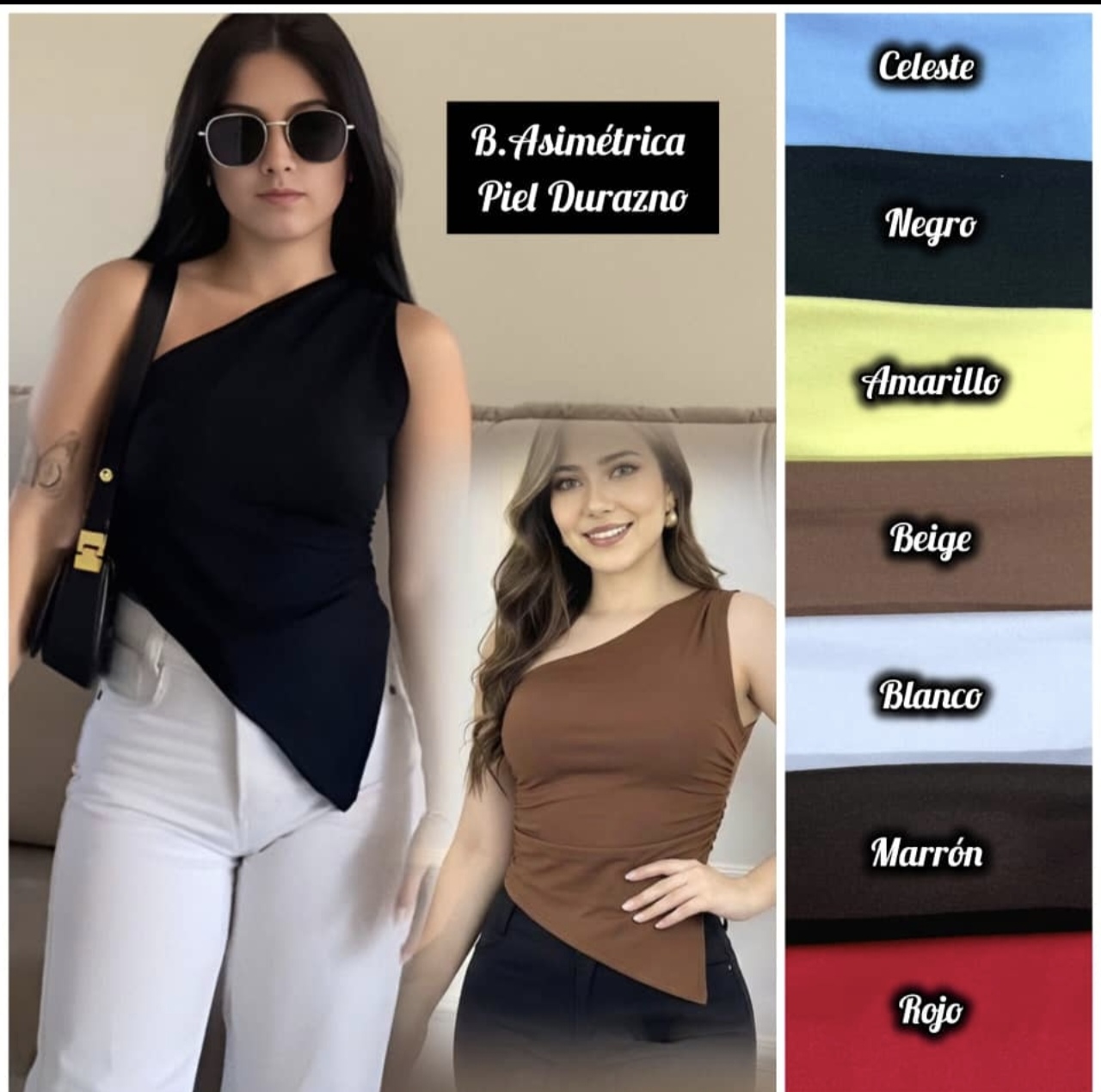 Blusas asumetricas 