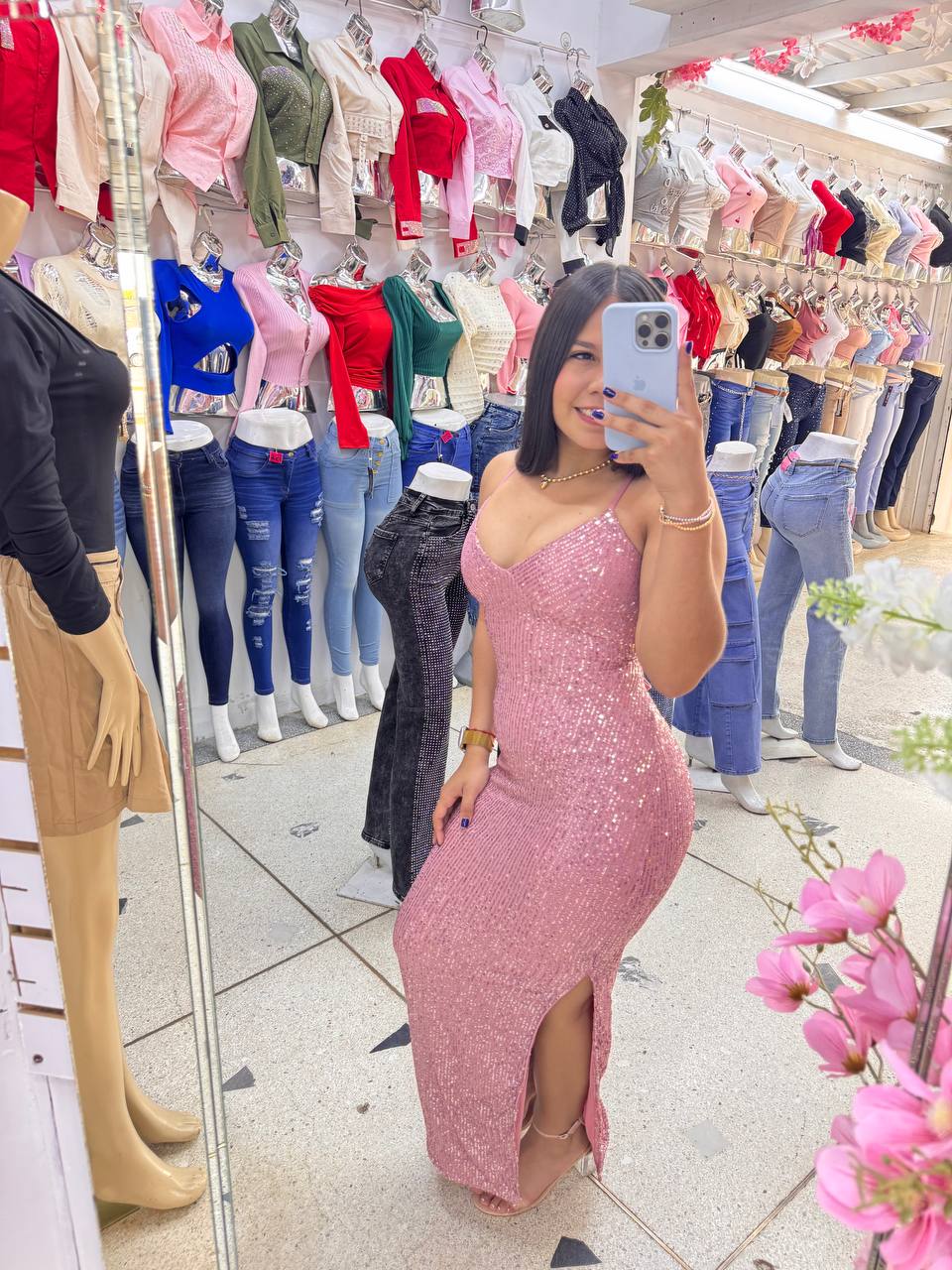 Vestidos full brillo