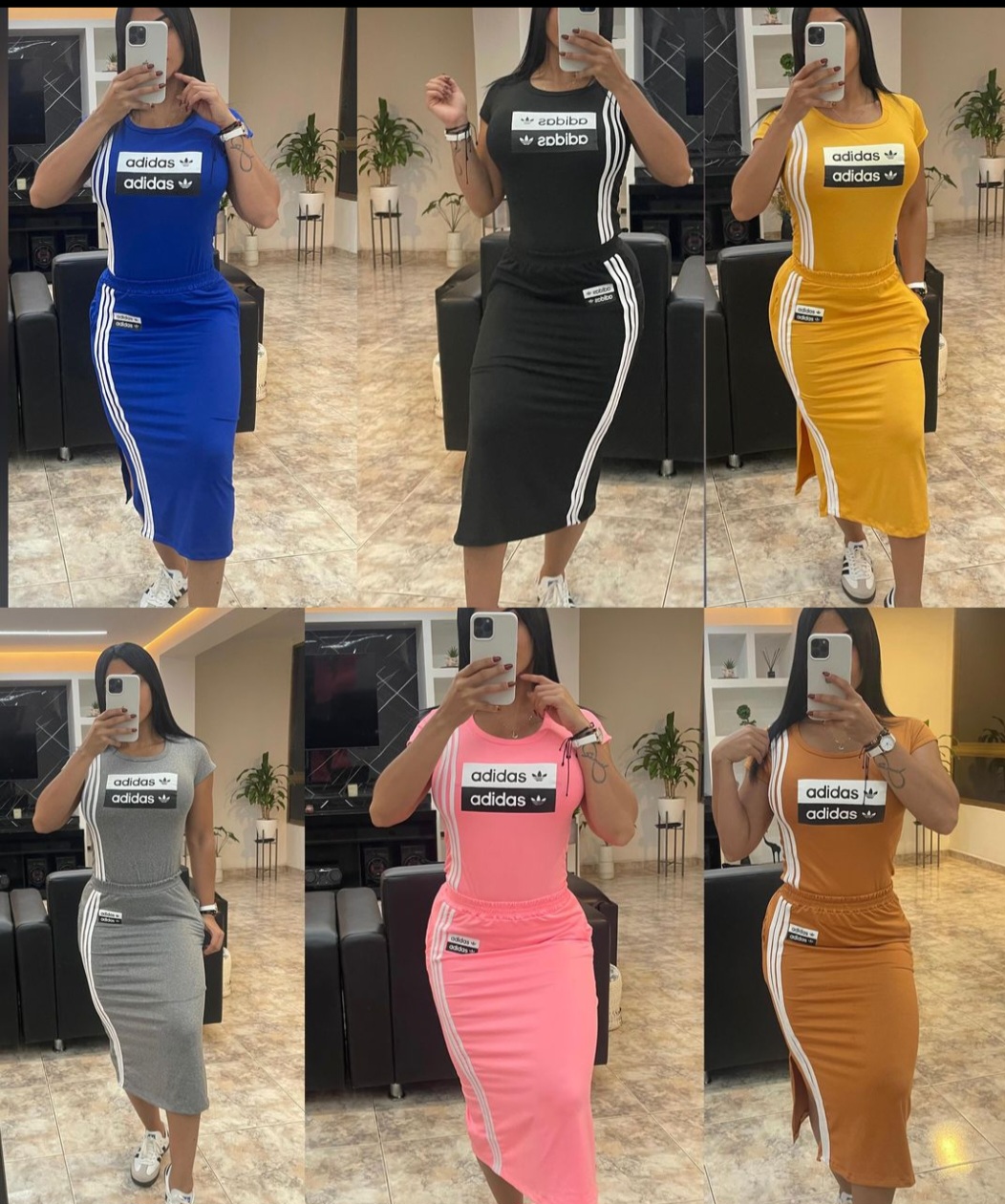 Conjunto falda adidas 