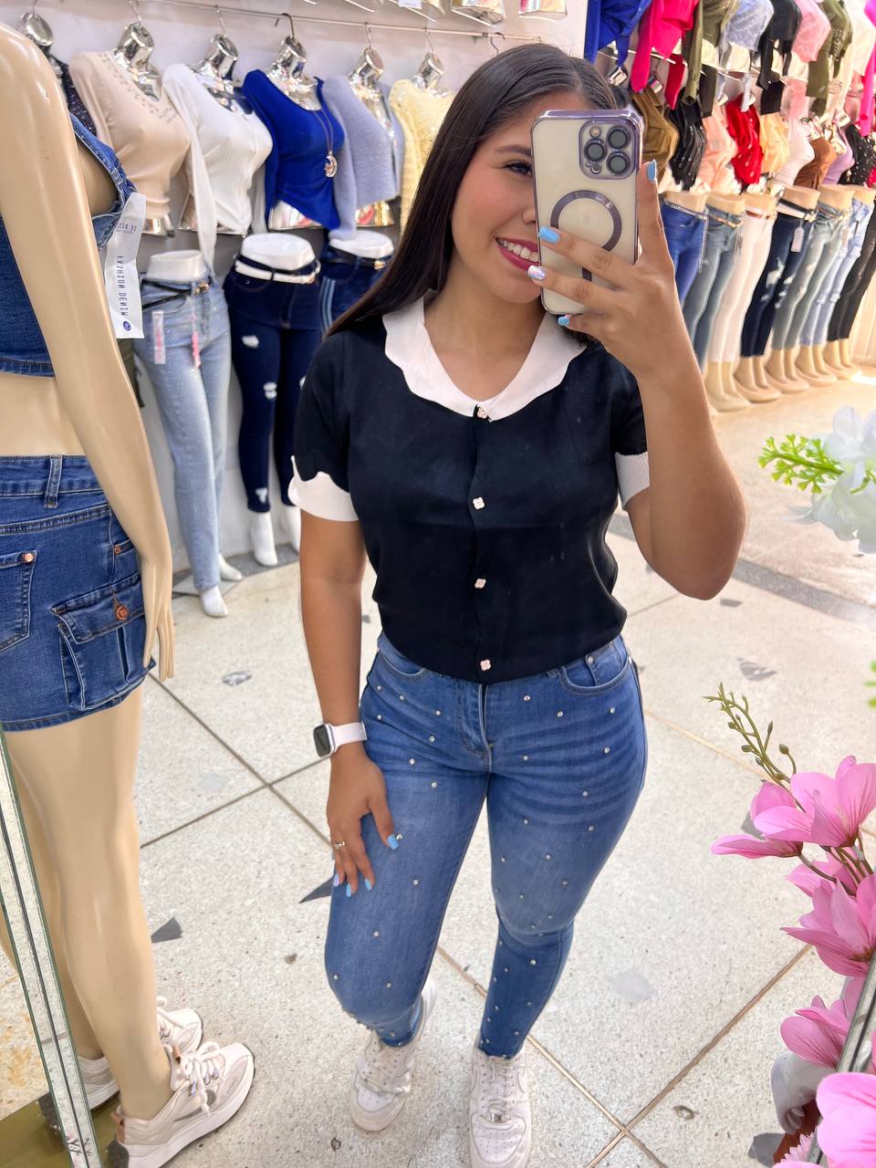 Blusa tejida 