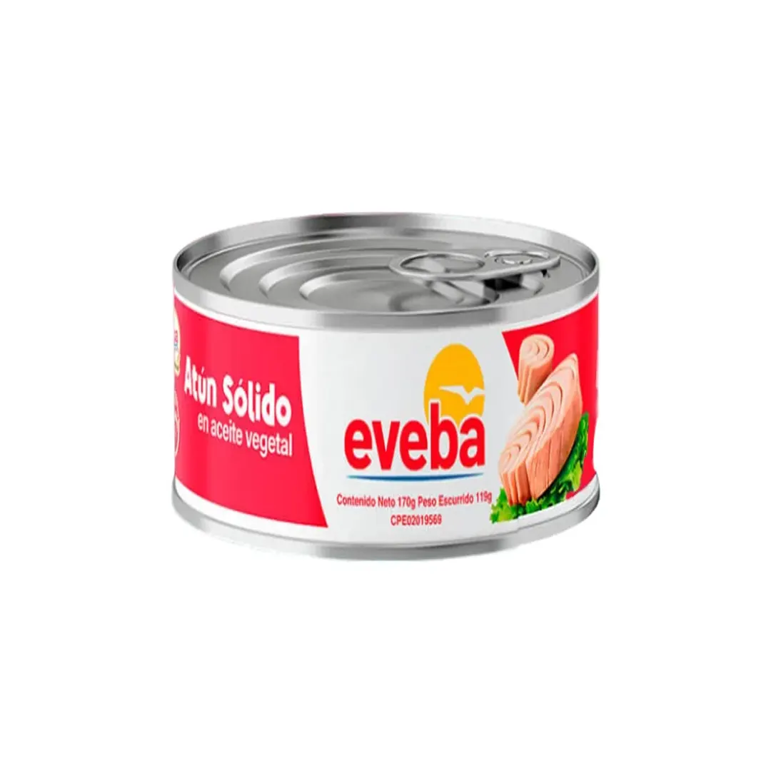  Atun En Aceite Vegetal Eveda 170g