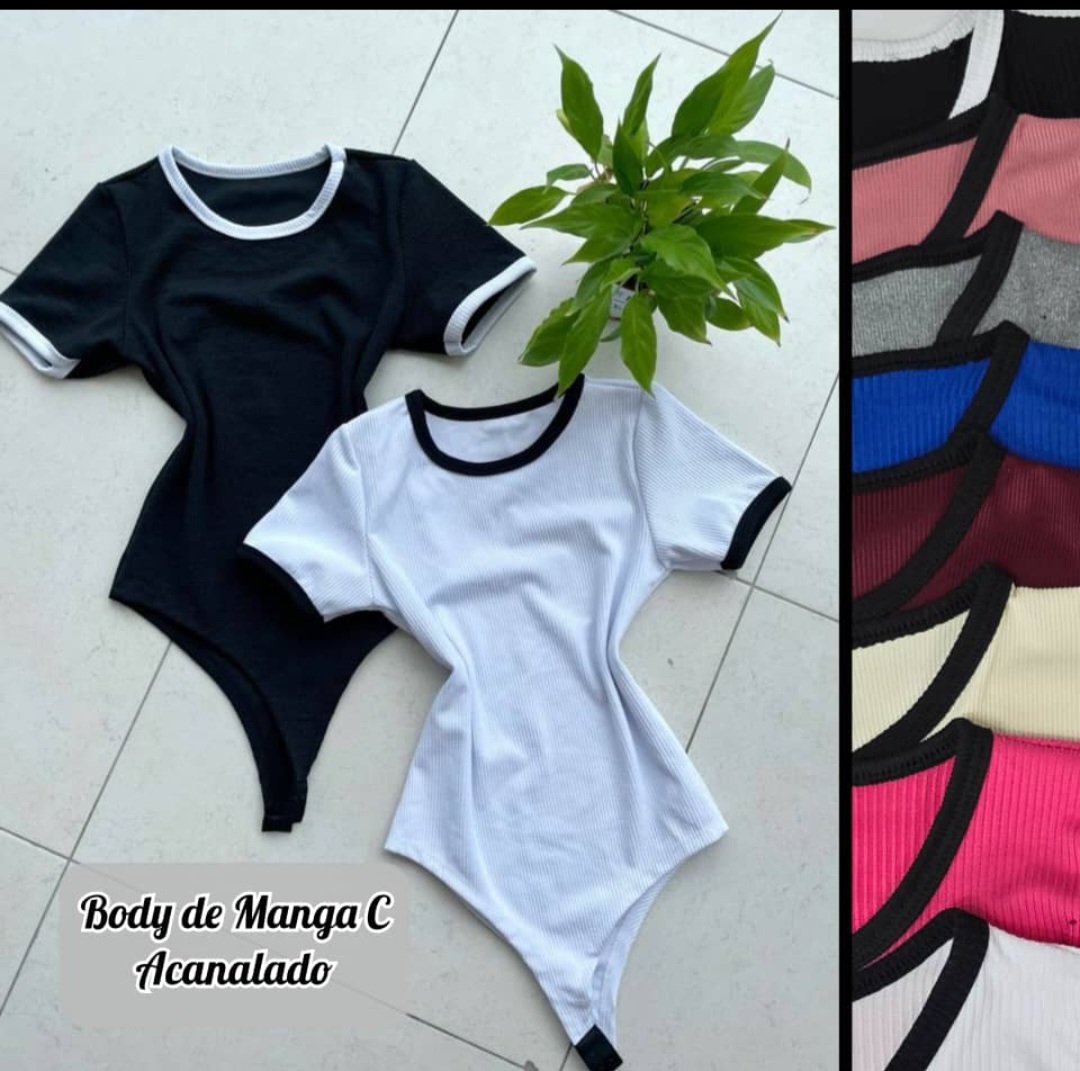 Bodi tela rib combinado