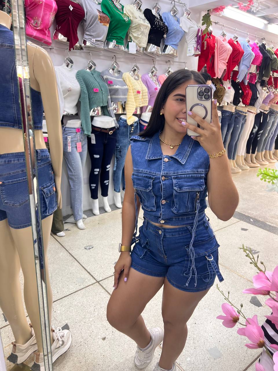 Chaleco jeans
