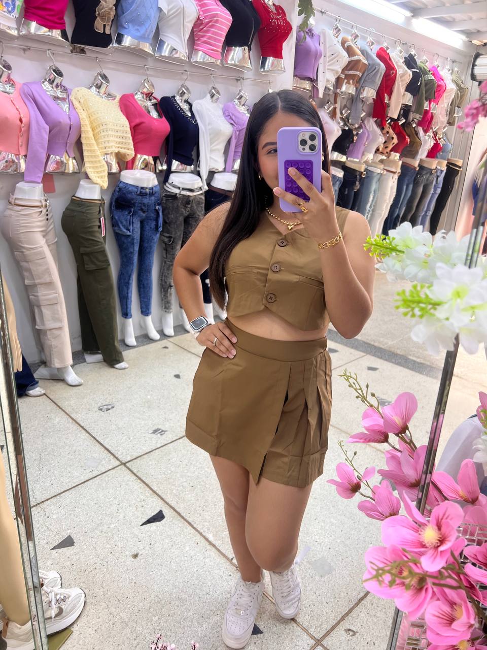 Conjunto de falda short