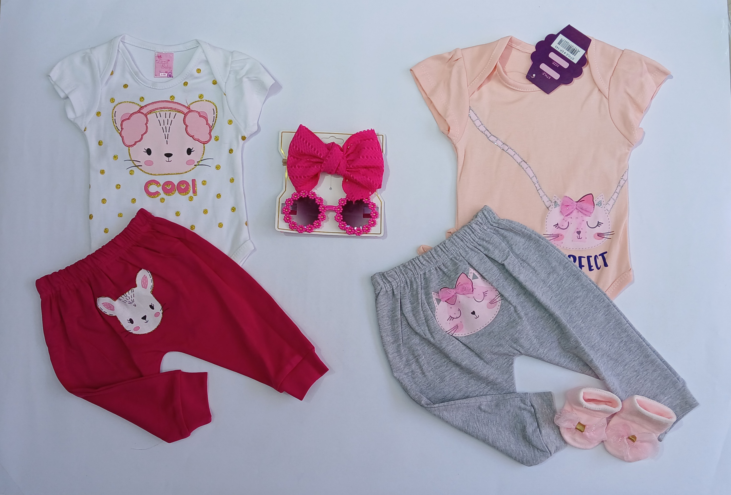 Set de bebe niña e a 6 meses 
