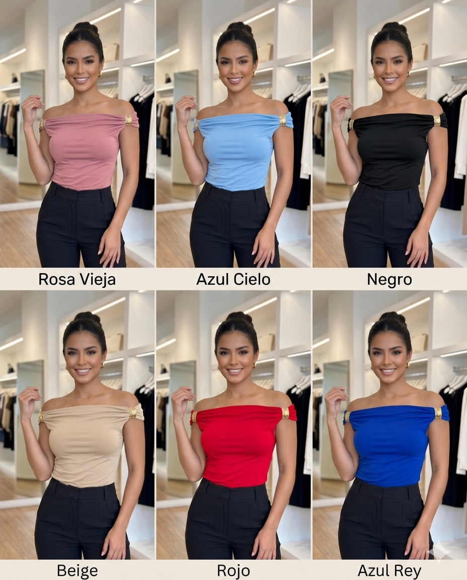 Blusas hebillas