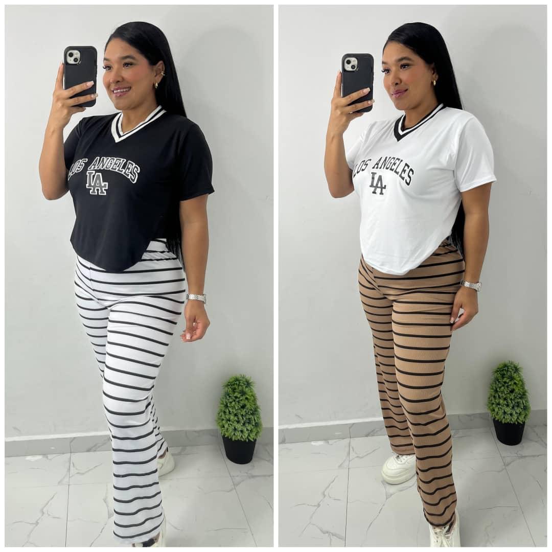 Conjunto largo raya