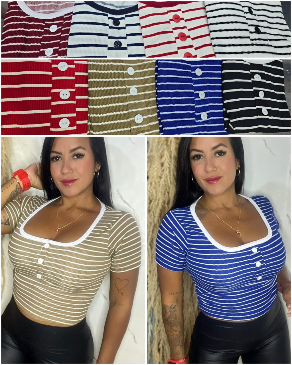 Blusa boton