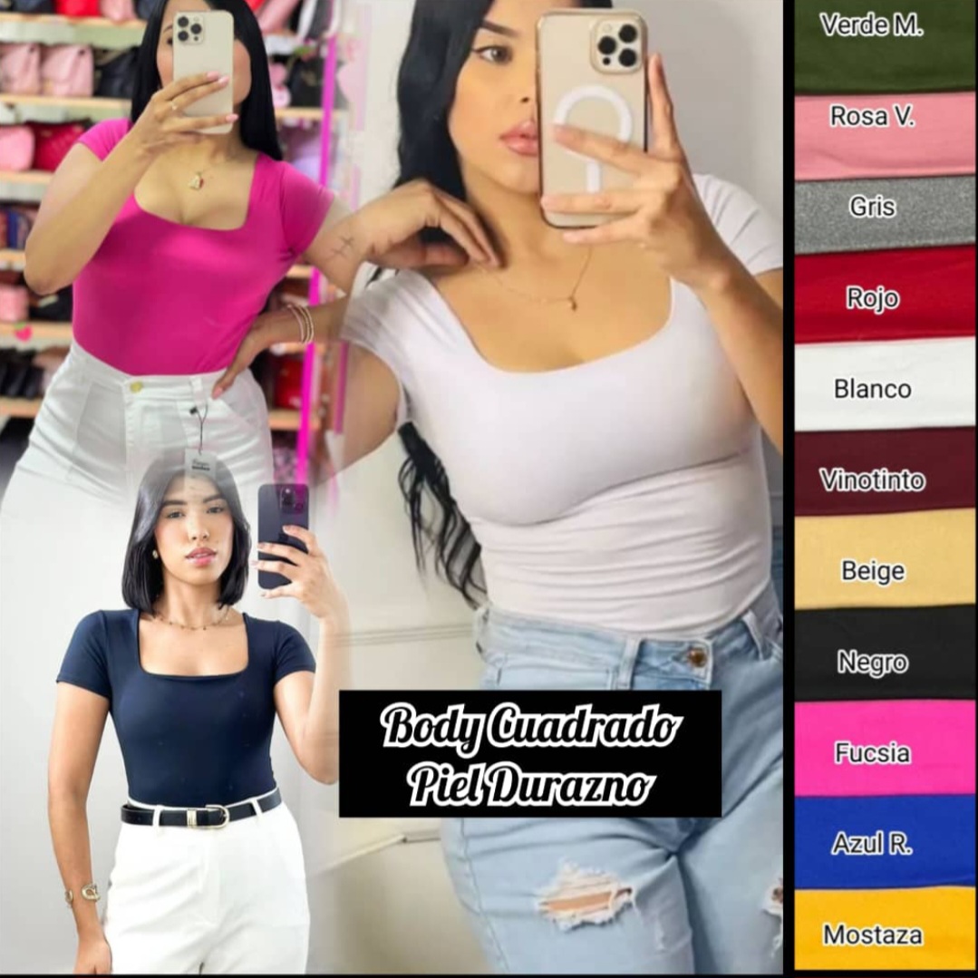 Body en piel durazno 