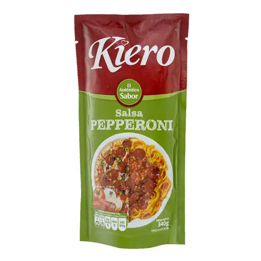 Salsa Pepperoni Kiero 340g